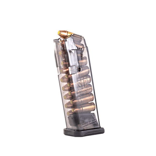ETS Group 15 Round 9MM Magazine Smoke Fits Glock 19- GLK-19