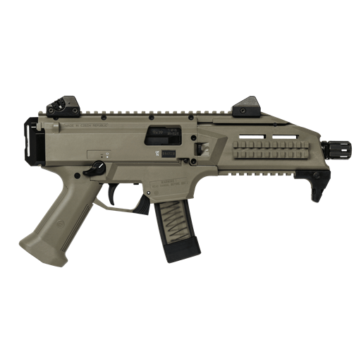 CZScorpion EVO 3 S1 Pistol 9mm FDE 7.75 Barrel 20 Round- 91352