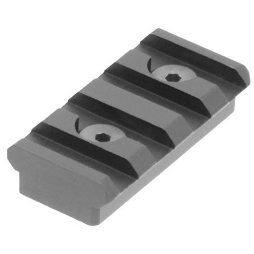 UTG Keymod Rail Section 4 Slots Black Aluminum- MTURS04S