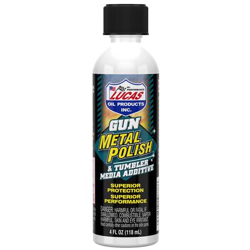 Lucas Oil Gun Polish & Media Additive 4 Oz Liquid- 10878