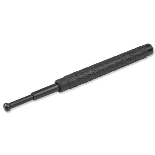 PS PRODUCTS Expandable Baton with Sheath & Rubber Handle 26" Steel Black- NS-26R