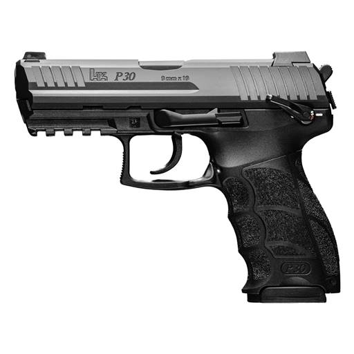 Heckler & Koch P30S V3 9mm Safety and Decocker 3.8" Barrel Black 17 Round- 81000111