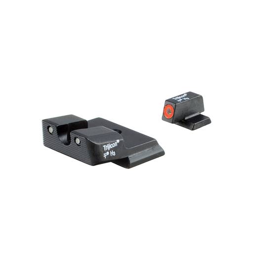 Trijicon HD Night Sight Black Rear Orange Front Green Tritium Shield- SA139-C-600722