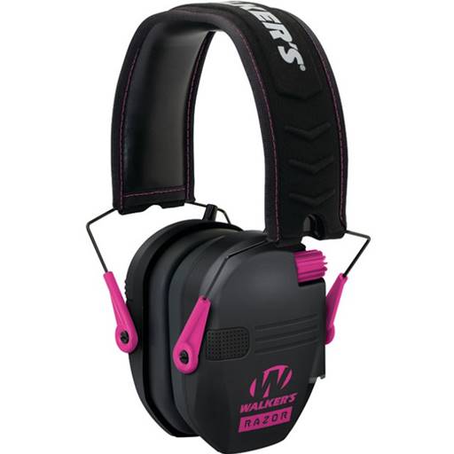 Walkers Razor Slim Muff Pink Trim Active 23db- GWP-RSEM-PNK