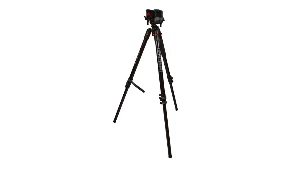 BOG, Deathgrip Tripod, Aluminum Construction, Matte Finish, Black, Includes Adjustable Deathgrip Clamp