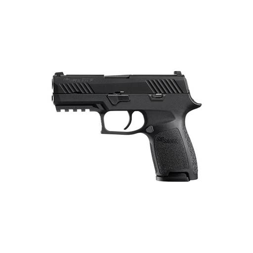 Sig SauerP320 Nitron Compact 45 ACP BlackNight Sights No Safety 3.9" Barrel 9 Rounds - 320C-45-BSS