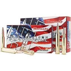 Hornady American Whitetail308 165 Grain InterLock Spire Point 20 Round Box- 80904