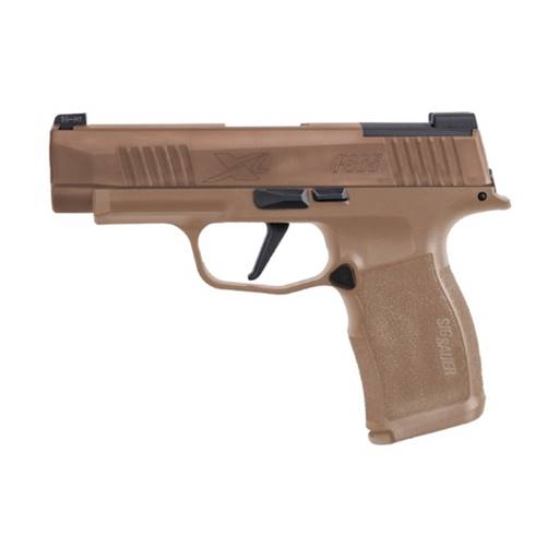 Sig Sauer P365 X Series XL NRA 9MM Coyote Tan Optic Cut No Safety 3.7" Barrel 12 Rounds - 365XL-9-COYXR3-NRA19