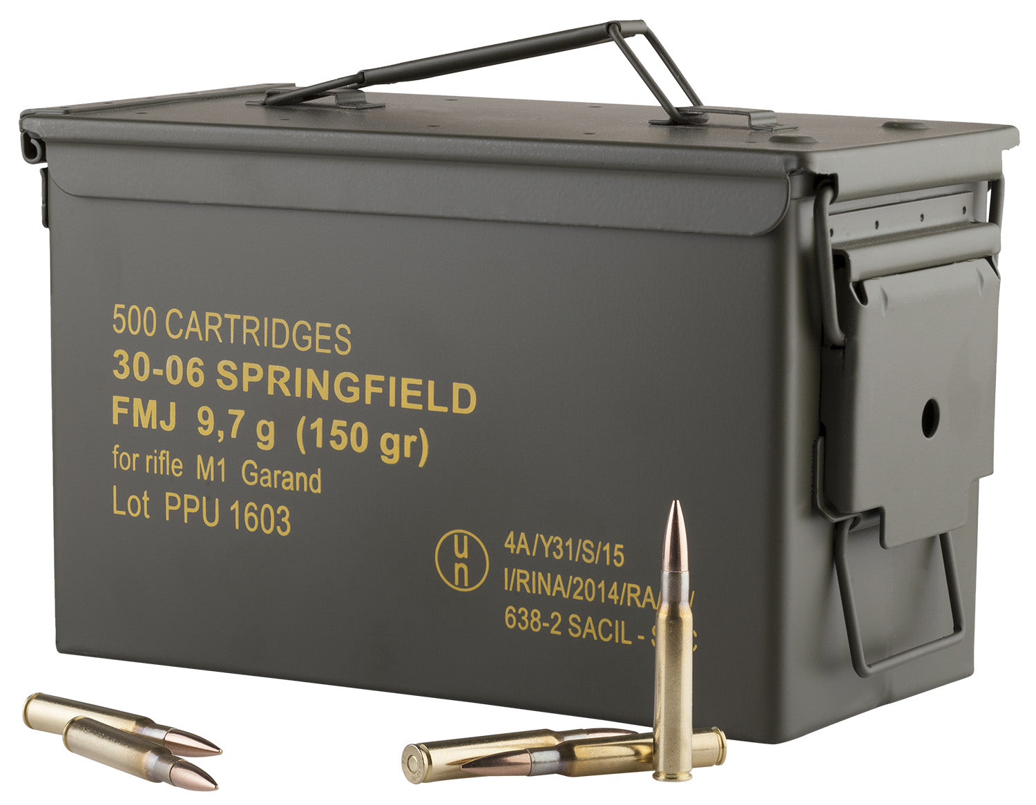 Prvi Partizan PP3006GMCFull Metal Jacket 150 Grain .30-06 Springfield 2745 fps
