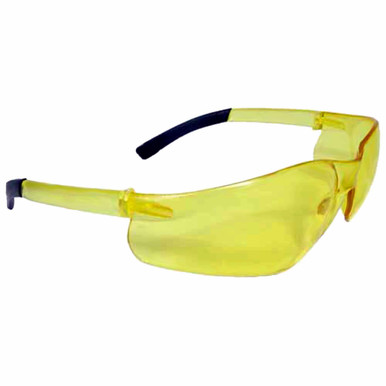 Radians Hunter Glasses With Rubber Tipped Temple, Amber