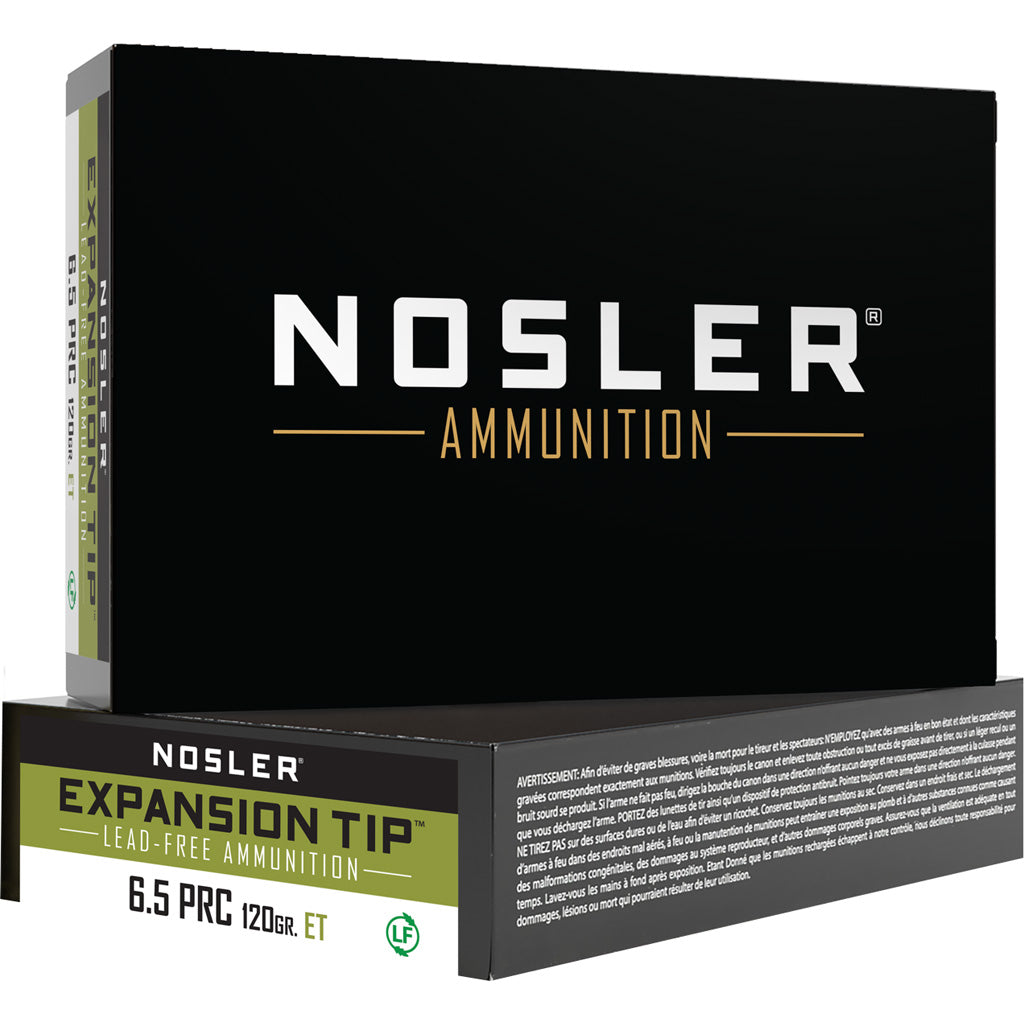 Nosler 6.5 PRC 120gr Expansion Tip Ammo 3100 FPS