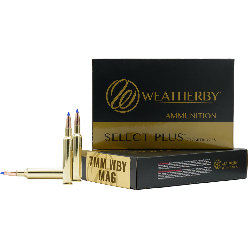 Weatherby M7MM146HCB Select Plus Hammer Custom 146 Grain 7mm Weatherby Mag 3275 FPS