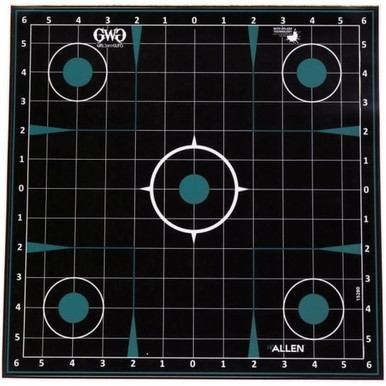 Girls With Guns Black/Teal Splash Adhesive Reactive Targets 12x12in - 5 Pack