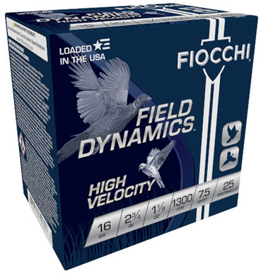 Fiocchi Game & Target 16 Gauge 2-3/4" 1 oz #7.5 Shot, 25 Rounds