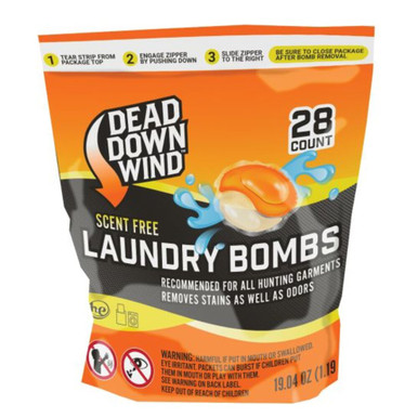 Dead Down Wind - Laundry Bombs 28-Count Unscented Laundry Detergent