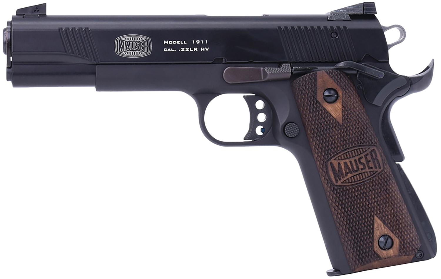 Mauser Rimfire 4110602 1911 22 LR 10+1 5″ Black Steel Barrel