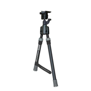 Primos Trigger Stick Gun Mounted Bipod Short for Bolt Action Rifles, Black/Gray