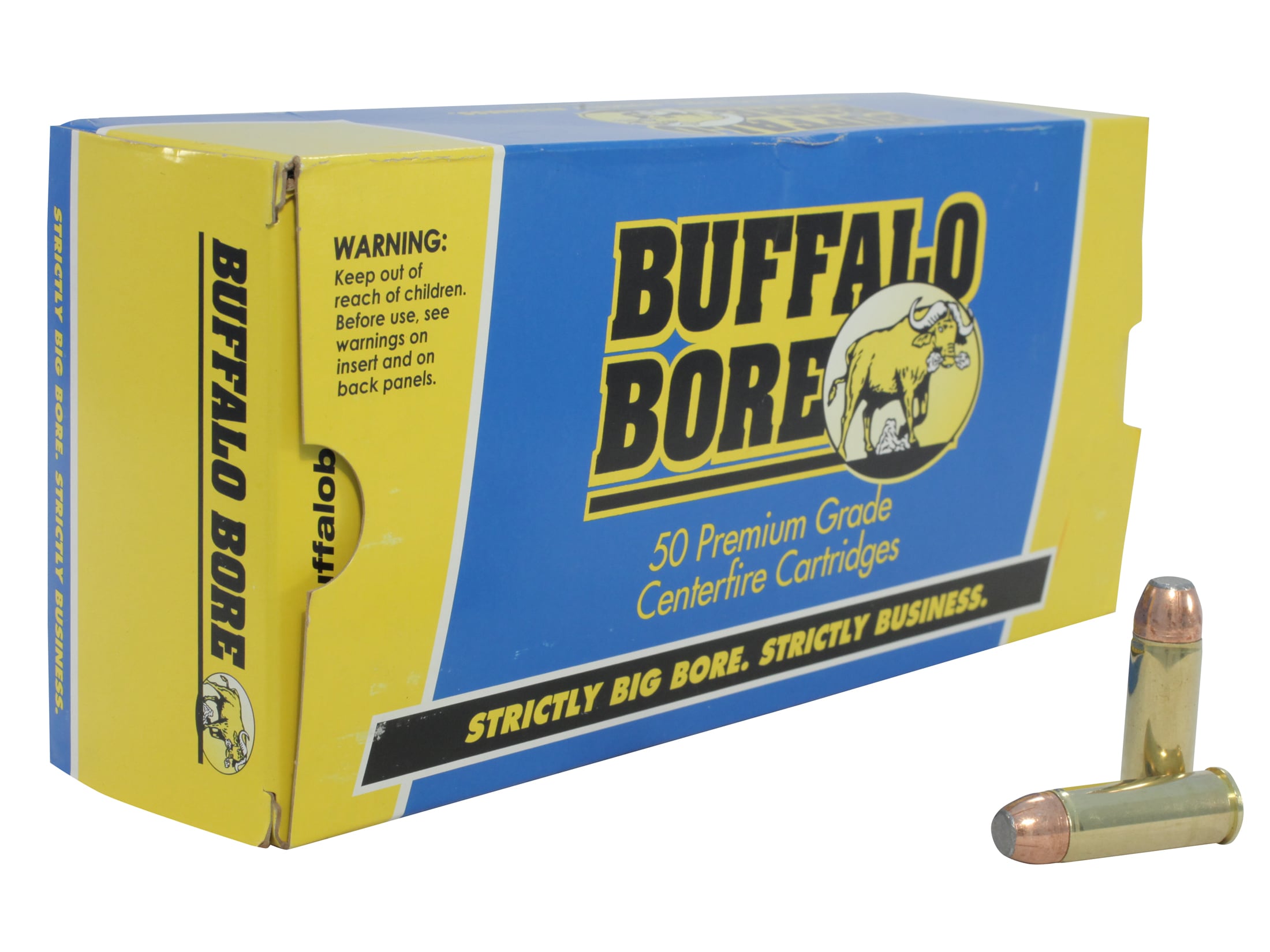 Buffalo Bore 45 Colt +P 300gr SJFP Ammo 1325 FPS