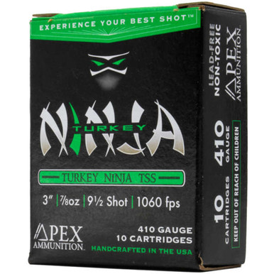 Apex Ammunition Turkey Ninja TSS .410 Bore 3" 7/8 oz #9.5 Shot