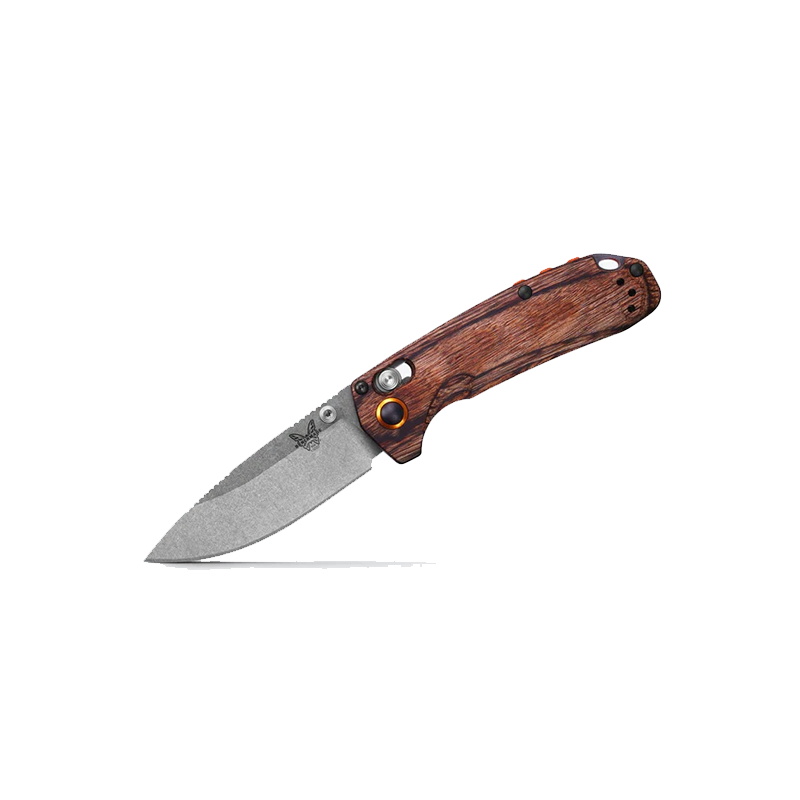Benchmade - 15032 North Fork Stabilized Wood Drop-Point