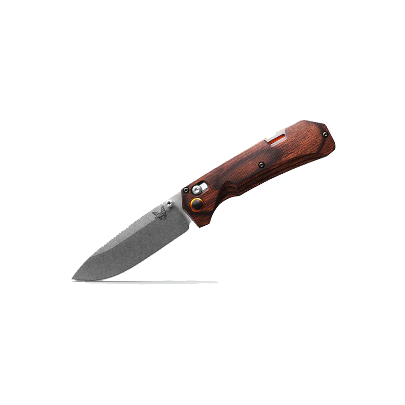 Benchmade - 15062 Grizzly Creek Stabilized Wood Drop-Point