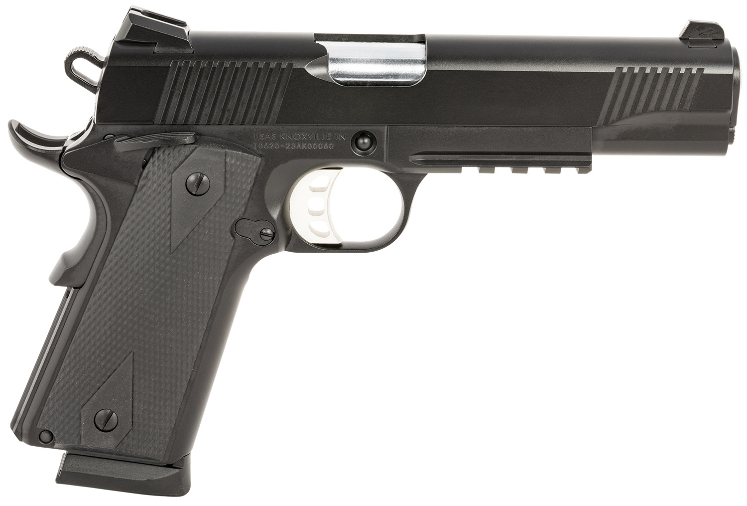 Tisas 1911 Duty 45 ACP 8+1 5″ Black Steel Barrel