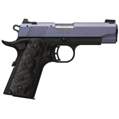 Browning 1911-22 Black Label Crushed Orchid .22LR - Matte Black