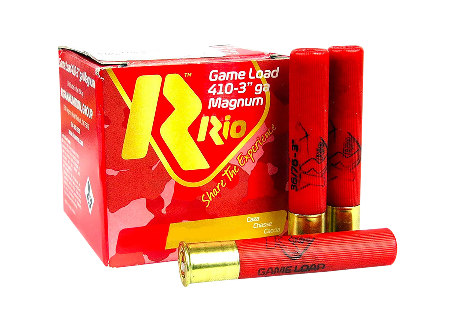 Rio Ammunition Game Load 410 Gauge 3″ 7.5 Shot 25 Per Box/10 Case