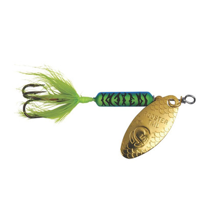 Yakima Bait Original Rooster Tail 1/16 oz Inline Spinner Lure – Junebug Color