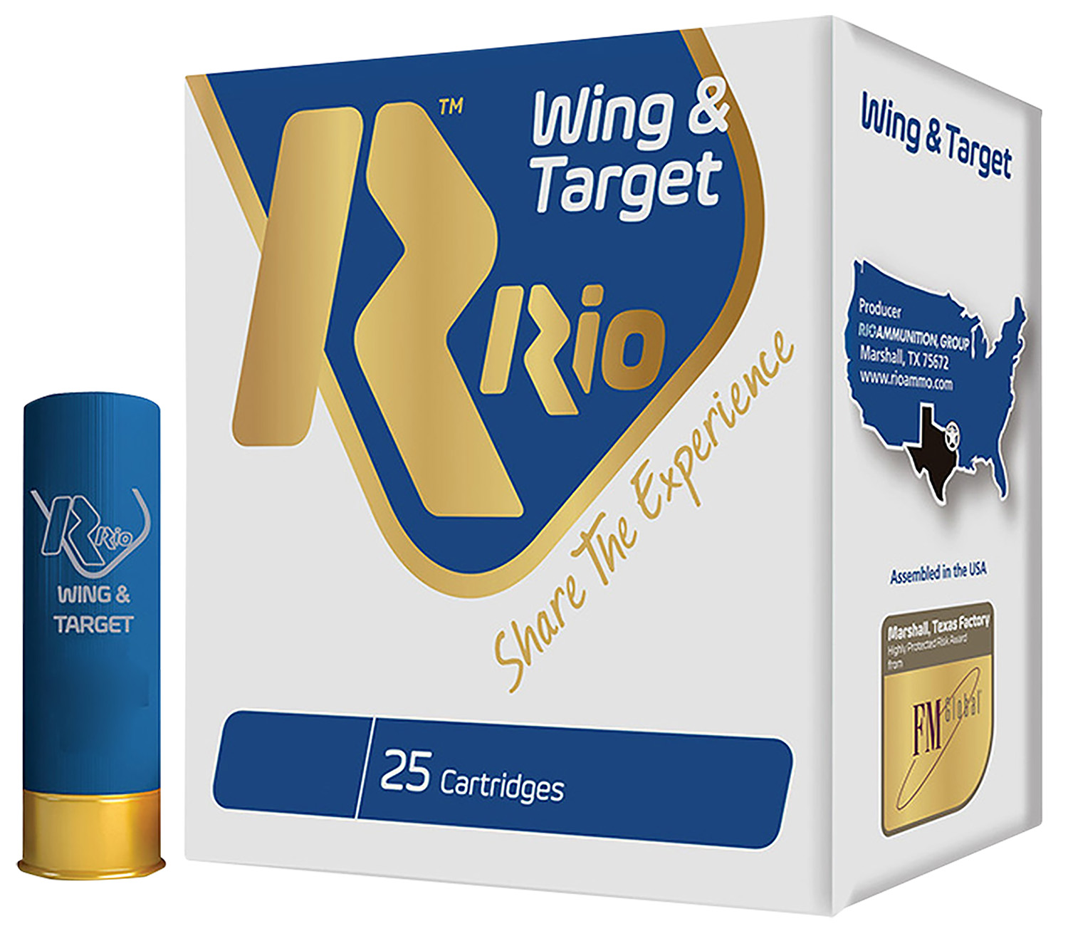 Rio Ammunition WT2875 Wing & Target 12Gauge 2.75″ 1oz 7.5Shot 25 Per Box
