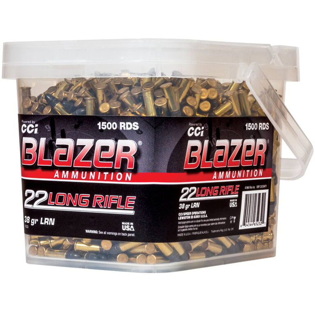 Blazer 10025Lead Round Nose 38 Grain .22 Long Rifle 1235 fps