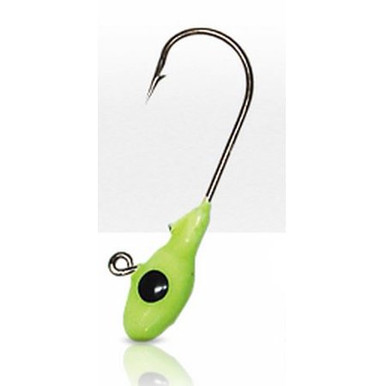 Bobby Garland Mo' Glo 1/16 oz. Chartreuse Jighead