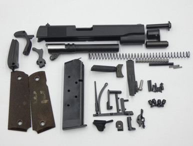 1911 .45 Cal Builders Kit All Parts Less Frame Includes New Slide