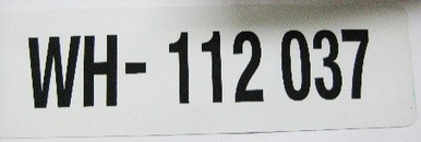 1 Line Rectangular German License Plate