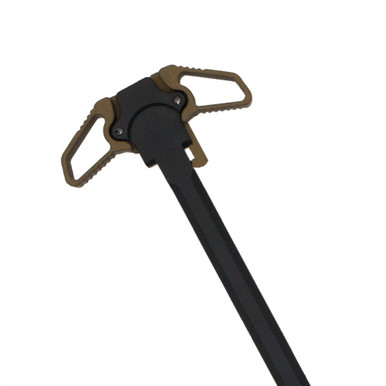 Ambidextrous Dual Latching Burnt Bronze Charging Handle