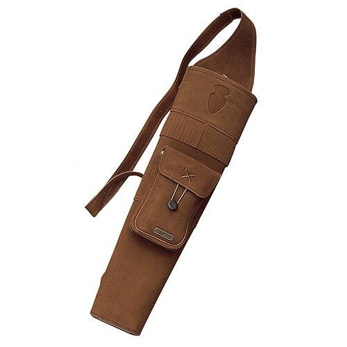 Neet T-BQ-3 Back Quiver Brown RH 18.5 in. | Leather Quiver