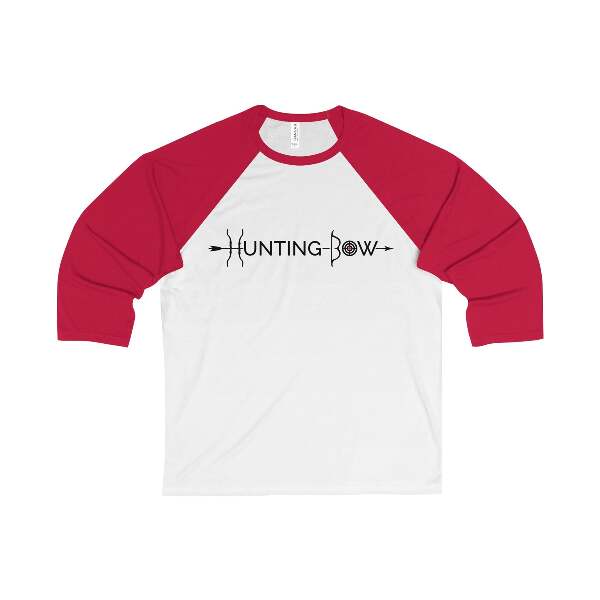 Hunting Bow Logo T-shirt Unisex 3/4 Sleeve
