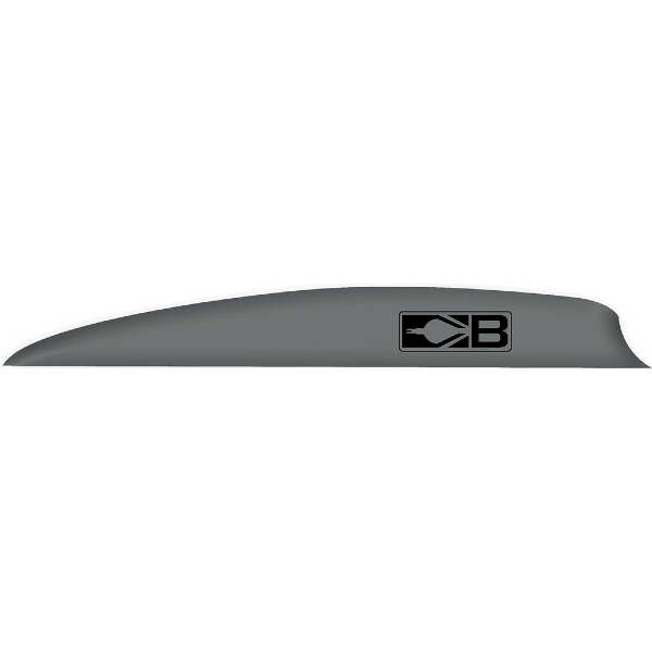 Bohning Zen Vanes Silver 4 in. 100 pk.