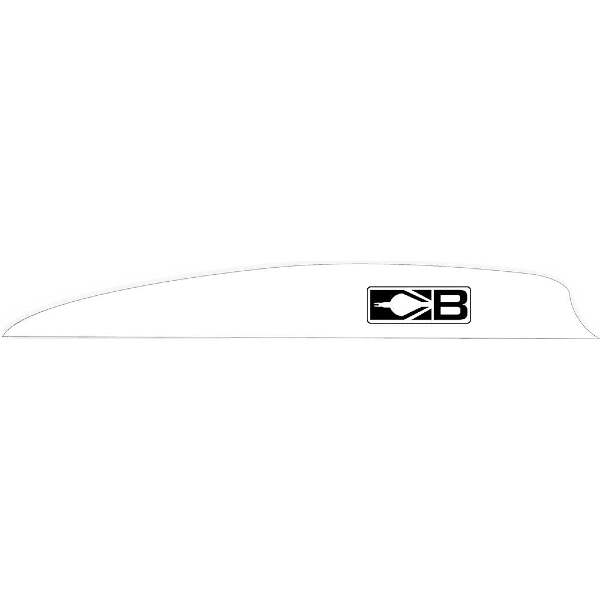 Bohning Zen Vanes White 4 in. 100 pk.