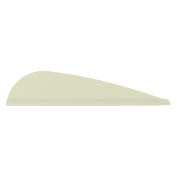 AAE Elite Plastifletch Vanes White 1.75 in. 100 pk.