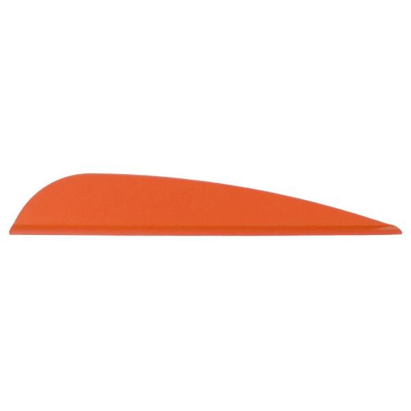 AAE Elite Plastifletch Vanes Fire Orange 2.375 in. 100 pk.