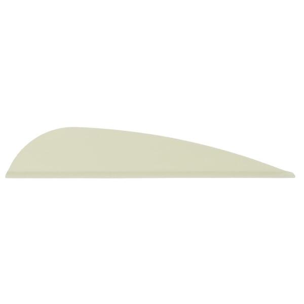 AAE Elite Plastifletch Vanes White 2.875 in. 100 pk.