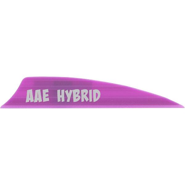 AAE Hybrid 1.85 Vanes Purple 1.85 in. Shield Cut 100 pk.