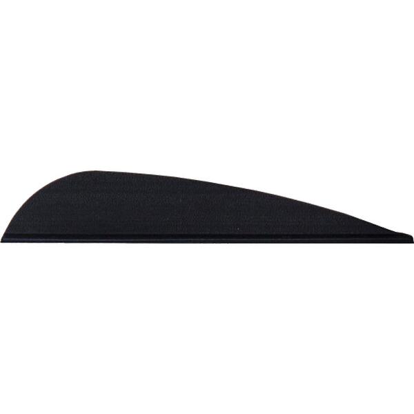 AAE Trad Vanes Black 3 in. 50 pk.
