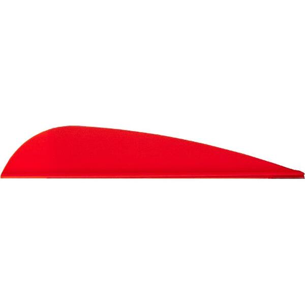 AAE Trad Vanes Fire Orange 3 in. 50 pk.