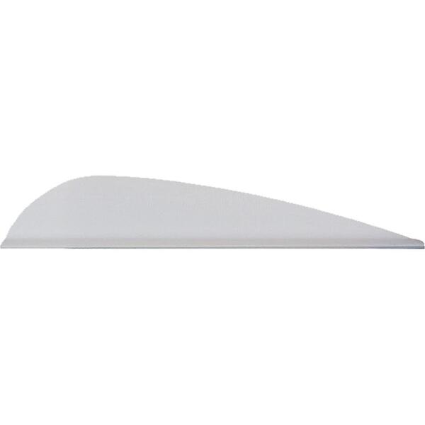 AAE Trad Vanes White 3 in. 50 pk.