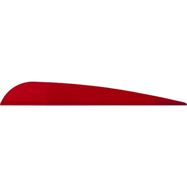 AAE Trad Vanes Red 4 in. 50 pk.