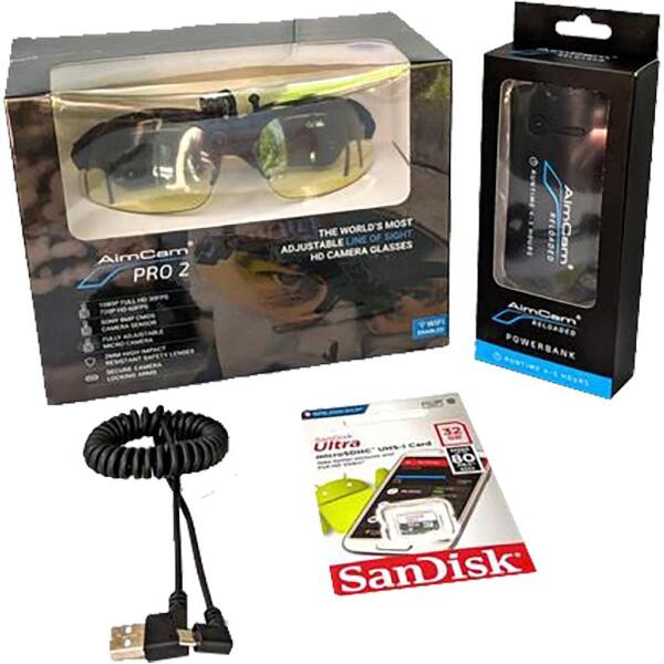 AimCam Pro 2 Bundle Black