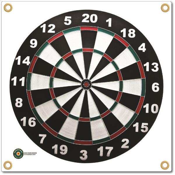 Arrowmat Foam Target Face Dartboard 17x17 in.