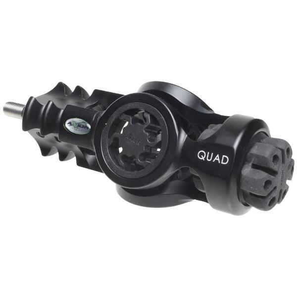 Axion Quad Hybrid Stabilizer Black 5 in. with Damper